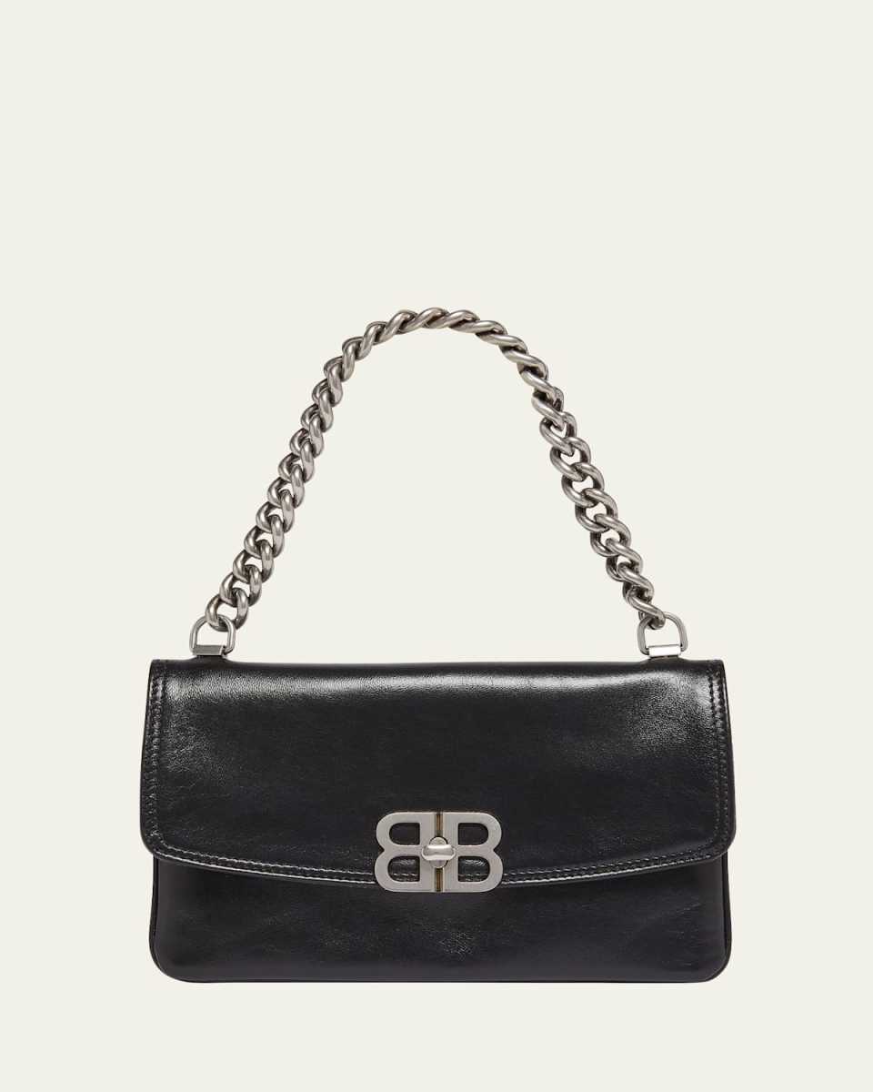 BB Soft Leather Phone Wallet on Chain